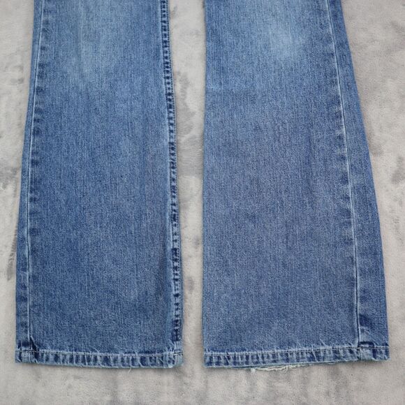 Silver Jeans Pants Womens 29 Blue Bootcut Mid Rise Button Zip Casual Denim - Picture 14 of 16